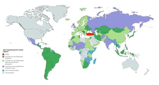 Visa Requirements for Turkish Citizens