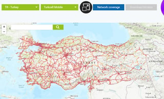 Turkcell Mobile Internet Coverage