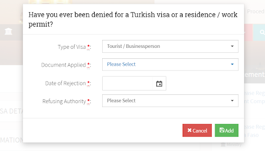 Ever been denied for a Turkish visa