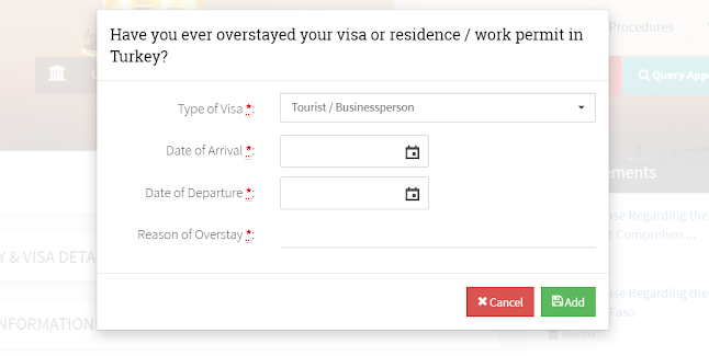 Ever overstayed your visa