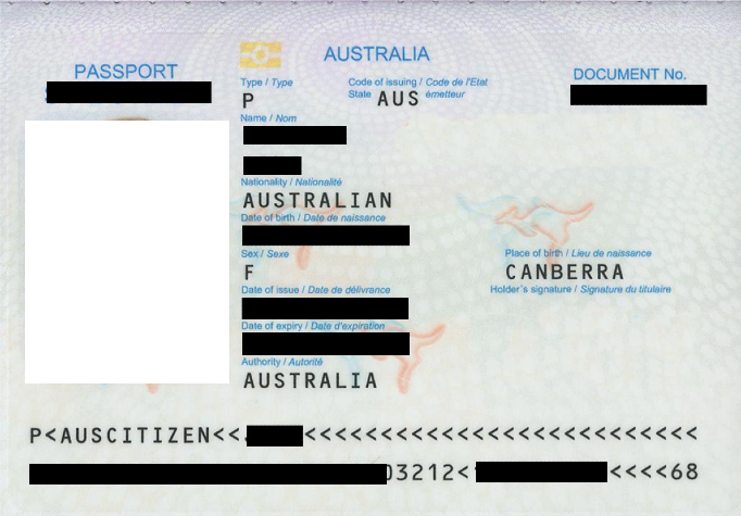 Australian Passport for Turkey Visa