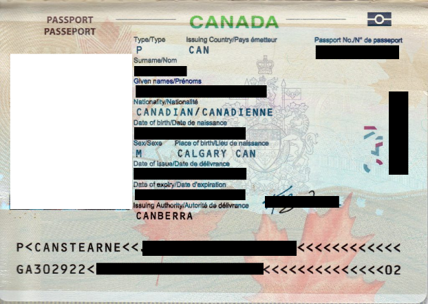 Canadian Passport for Turkey Visa