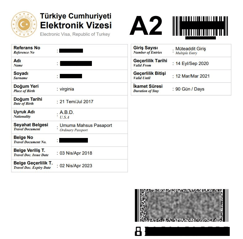 Turkey evisa (Turkey Electronic Visa )